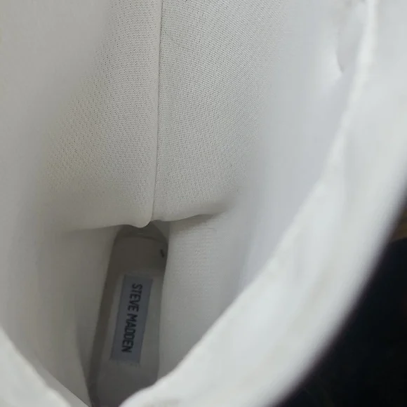 Steve Madden White Windie Boots Size 9.5M - Picture 9 of 12